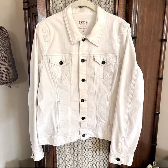 Izod Denim Jean Jacket - Picture 1 of 4